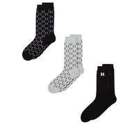 Karl Lagerfeld International B.V K/Monogram Logo Sock 3 Pack Chaussettes, Multicolore, 39-42 Hommes
