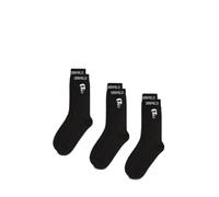 Karl Lagerfeld International B.V Lot de 3 paires de chaussettes ikon, noires, 43-46, Noir, 43-46