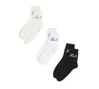 Karl Lagerfeld International B.V Signature Logo Sock 3 Pack Chaussettes, Multicolore, 35-38 Femmes