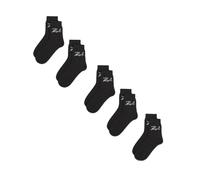 Karl Lagerfeld International B.V Signature Logo Sock 5 Pack Chaussettes, Noir, 35-38 Femmes