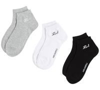 Karl Lagerfeld International B.V Signature Sneaker Sock 3 Pack Chaussettes, Multicolore, 39-42 Femmes