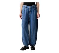 Karl Lagerfeld - Jean Barrel à Empiècements - Femme - Jeans - Bleu - Taille: W26 L30