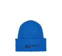 KARL LAGERFELD JEANS, Bonnet Homme Essential Logo, KLJ Bleu, Taille Unique