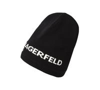 KARL LAGERFELD JEANS Bonnet noir / blanc, Taille 55-60