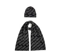 KARL LAGERFELD JEANS Bonnet noir / blanc, Taille 55-60