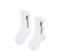 Karl Lagerfeld Jeans A1w47053 Socks 2 Pairs Blanc EU 40-45 Femme