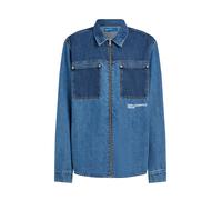 KARL LAGERFELD JEANS Chemise bleu denim / bleu foncé / blanc, Taille S