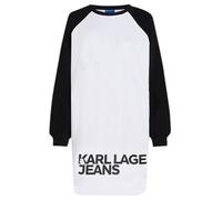 KARL LAGERFELD JEANS Femme Blocked Sweat Dress Black/White L