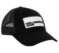 Karl Lagerfeld Jeans, Femme, Casquette Trucker Color Blocked, Noir, One Size