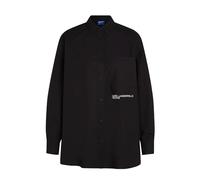 Karl Lagerfeld Jeans, Femme, Chemise Décontractée, Coupe Décontractée, Noir, S