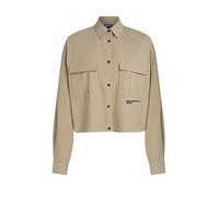 KARL LAGERFELD JEANS Femme Chemise Utility Boxy Coupe Boxy, Beige, S