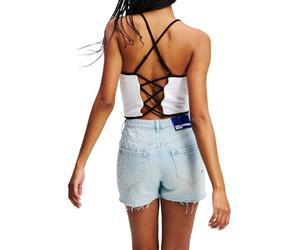 KARL LAGERFELD JEANS Femme Contrast Binding Tank White M