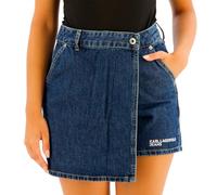 Karl Lagerfeld Jeans Femme Denim Skort Washed Dark Blue M
