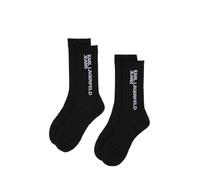 Karl Lagerfeld Jeans Femme Essential Logo Socks Set (2 Pack) Black 38/42