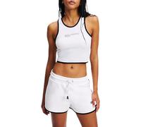 Karl Lagerfeld Jeans, Femme, Haut À Logo Outline, Coupe Régulière, Blanc, S