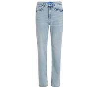 Karl Lagerfeld Jeans Femme High Rise Straight Denim With Slit Sun Light Blue 2932