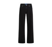 Karl Lagerfeld Jeans Femme Mid Rise Relaxed Denim Minimal Washed Black 3230