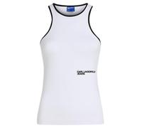 Karl Lagerfeld Jeans Femme Milano Racer Tank White S