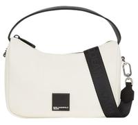 Karl Lagerfeld Jeans, Femme, Mini Sac Hobo Souple Avec Logo Box, Blanc, One size