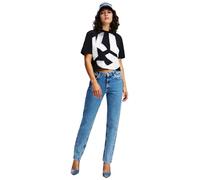 Karl Lagerfeld Jeans Femme Mom Denim Bright Blue Marble 3232