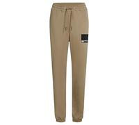 Karl Lagerfeld Jeans, Femme, Pantalon De Sport avec Logo Box, Coupe Régulière, Beige, L