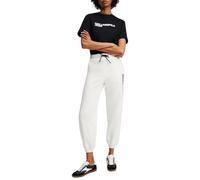 KARL LAGERFELD JEANS, Femme, Pantalon de Sport Slim avec Logo Essential, Coupe Slim, Blanc