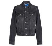 Karl Lagerfeld Jeans Femme Regular Denim Jacket Washed Dark Grey M