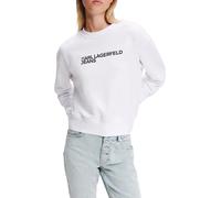 Karl Lagerfeld Jeans Femme Regular Essential Logo Sweatshirt White M