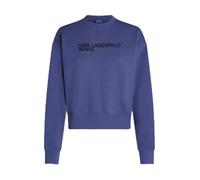 Karl Lagerfeld Jeans Femme Regular Essential Logo Sweatshirt Skipper Blue L