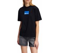 KARL LAGERFELD JEANS Femme Regular Short Sleeve Box Logo T-Shirt Noir XS