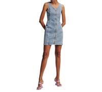KARL LAGERFELD JEANS Femme Robe en Jean Col V Coupe Régulière, Bleu, L