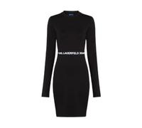 KARL LAGERFELD JEANS, Femme, Robe Milano, Coupe Régulière, Noir, L