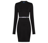Karl Lagerfeld Jeans, Femme, Robe Milano, Coupe Régulière, Noir, M