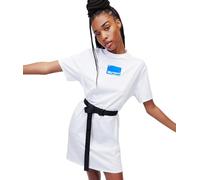 KARL LAGERFELD JEANS, Femme, Robe T-Shirt À Logo, Coupe Régulière, Blanc, L