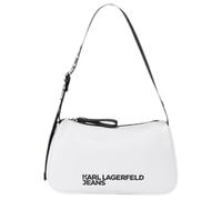 Karl Lagerfeld Jeans Essential Nylon Shoulderbag, Sac à bandoulière Femmes, Blanc