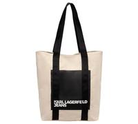 Karl Lagerfeld Jeans, Femme, Sac Cabas En Toile, Beige, One size