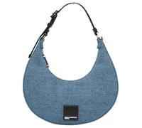 KARL LAGERFELD JEANS Femme Sac DemiLune Avec Logo Box Bleu, One size