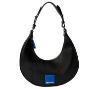 Karl Lagerfeld Jeans Femme Sac DemiLune Avec Logo Box Noir, One size