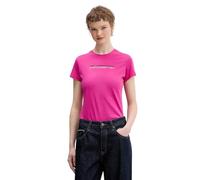Karl Lagerfeld Jeans Femme Slim Short Sleeve Reflection T-Shirt Very Berry L