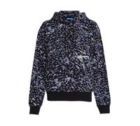 Karl Lagerfeld Jeans, Femme, Sweat À Capuche Relaxé À Imprimé All Over Lights, Coupe Décontractée, Multicolore, S