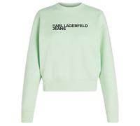 KARL LAGERFELD JEANS Regular Essential Logo Sweat Maillot de survêtement, Bleu Mers du Sud, L Femme