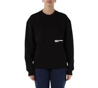 KARL LAGERFELD JEANS, Femme, Sweat Karlism Relaxed, Coupe Relaxed, Noir, S