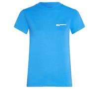 Karl Lagerfeld Jeans, Femme, T-Shirt Slim À Manches Courtes Avec Logo Essentiel, Coupe Slim, Bleu, M