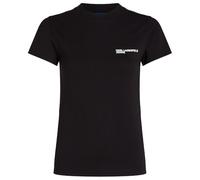 KARL LAGERFELD JEANS, Femme, T-Shirt Slim À Manches Courtes avec Logo Essentiel, Coupe Slim, Noir, S