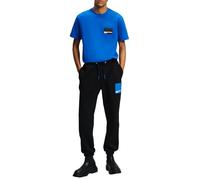 Jean Karl Lagerfeld pour Homme, Pantalon De Survêtement avec Logo Encadré, Coupe Classique, Noir, L