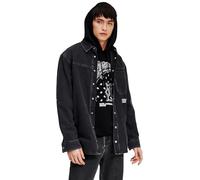 KARL LAGERFELD JEANS Homme Chemise en Jean Régulier Coupe Régulier, Gris, S