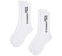 Karl Lagerfeld Jeans Homme Essential Logo Socks Set (2 Pack) White 42/46