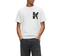 Karl Lagerfeld Jeans Homme K/Logo Regular Short Sleeve T-Shirt White XL