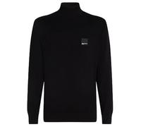 KARL LAGERFELD JEANS Homme Pull À Col Roulé Régulier Coupe Régulier, Noir, L