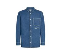Karl Lagerfeld Jeans A4m16001 Regular Denim Long Sleeve Shirt Bleu S Homme